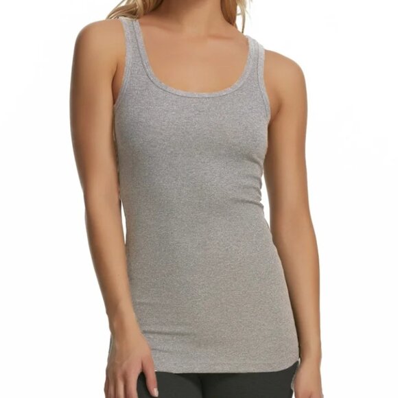 Gilmour Vancouver Soft Grey Bamboo Rayon Tank Top - Picture 1 of 11